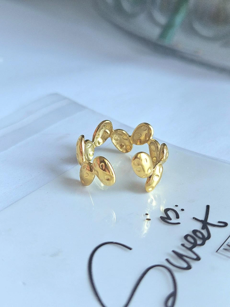 Bague en acier inoxydable tendance – photo 3